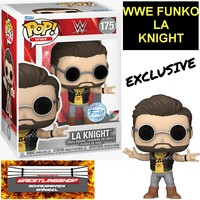Wwe Funko Pop La Knight Wrestling Figur - Serie 175 Elite Basic Exclusive Raw Nx