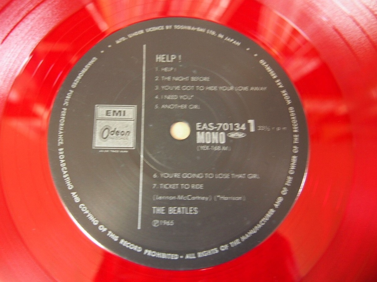 LP ビートルズ 4人はアイドル (- Mono, Red Vinyl) EAS70134 ODEON /00260 ビートルズ / 「4人はアイドル」サウンド・トラック盤 [※国内盤
