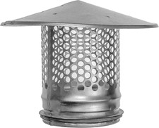 3 Inch round Roof Rain Cap HVAC Vent Galvanized Steel All Weather Chimney Cap