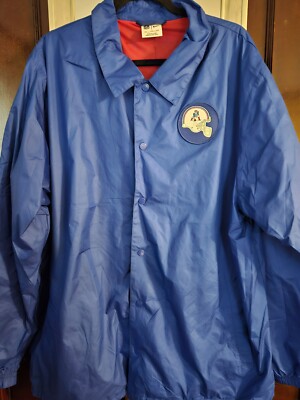 Nike Throwback New England Patriots Button Up Windbreaker Rain Jacket Mens 2XL