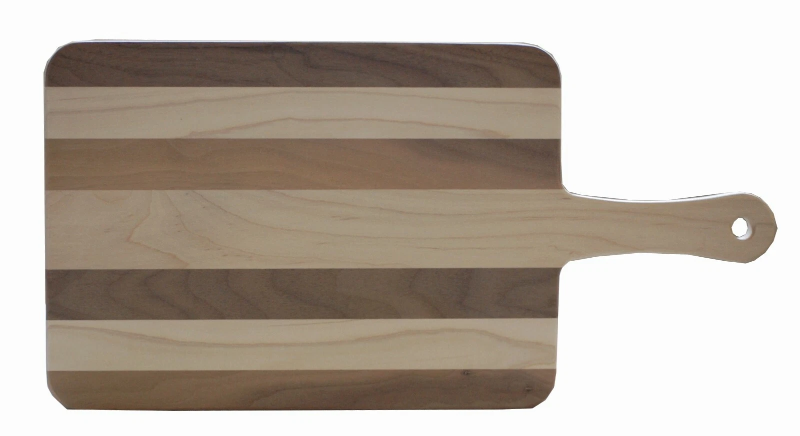 Kitchen Cutting Board with Handle Made From Walnut and Maple Wood Amish Built
Opens in a new window