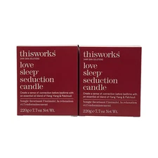 2 Pack, This Works Love Sleep Seduction Candle 7.7 oz