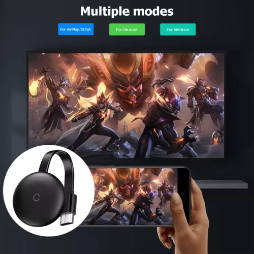 For Chromecast Google Wireless 4K HDMI 2.4GHz 5GHz Display Media Streaming Video - Picture 5 of 12