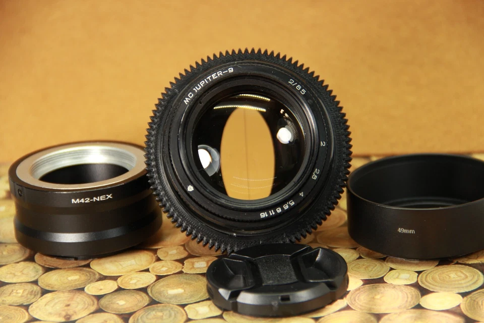 JUPITER-9 85mm f/2 Soviet lens ANAMORPHIC Cine mod lens, M42 Sony E Nex - Image 4 of 4