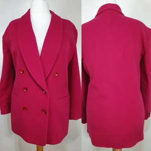 pink plus size peacoat