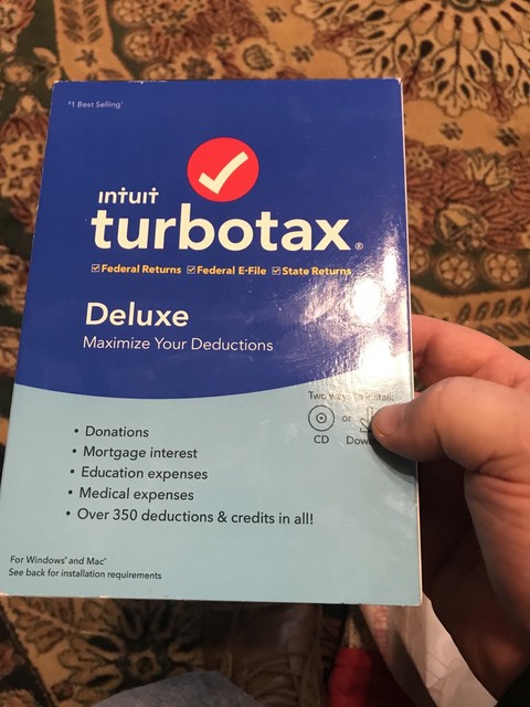 best price for turbotax deluxe with state