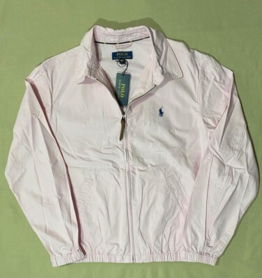 Polo Ralph Lauren Men's BAYPORT Windbreaker Full Zip Jacket, Pink