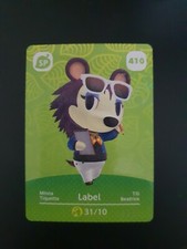 Genuine Animal Crossing Series 5 Amiibo Card LABEL #410