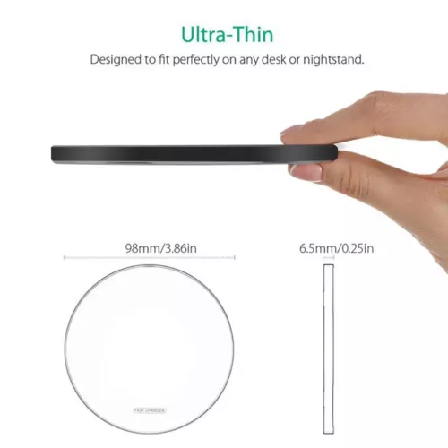 US 30W Wireless Charger Fast Charging Pad Mat For iPhone 16 15 14 13 12 Pro Max - Picture 7 of 23
