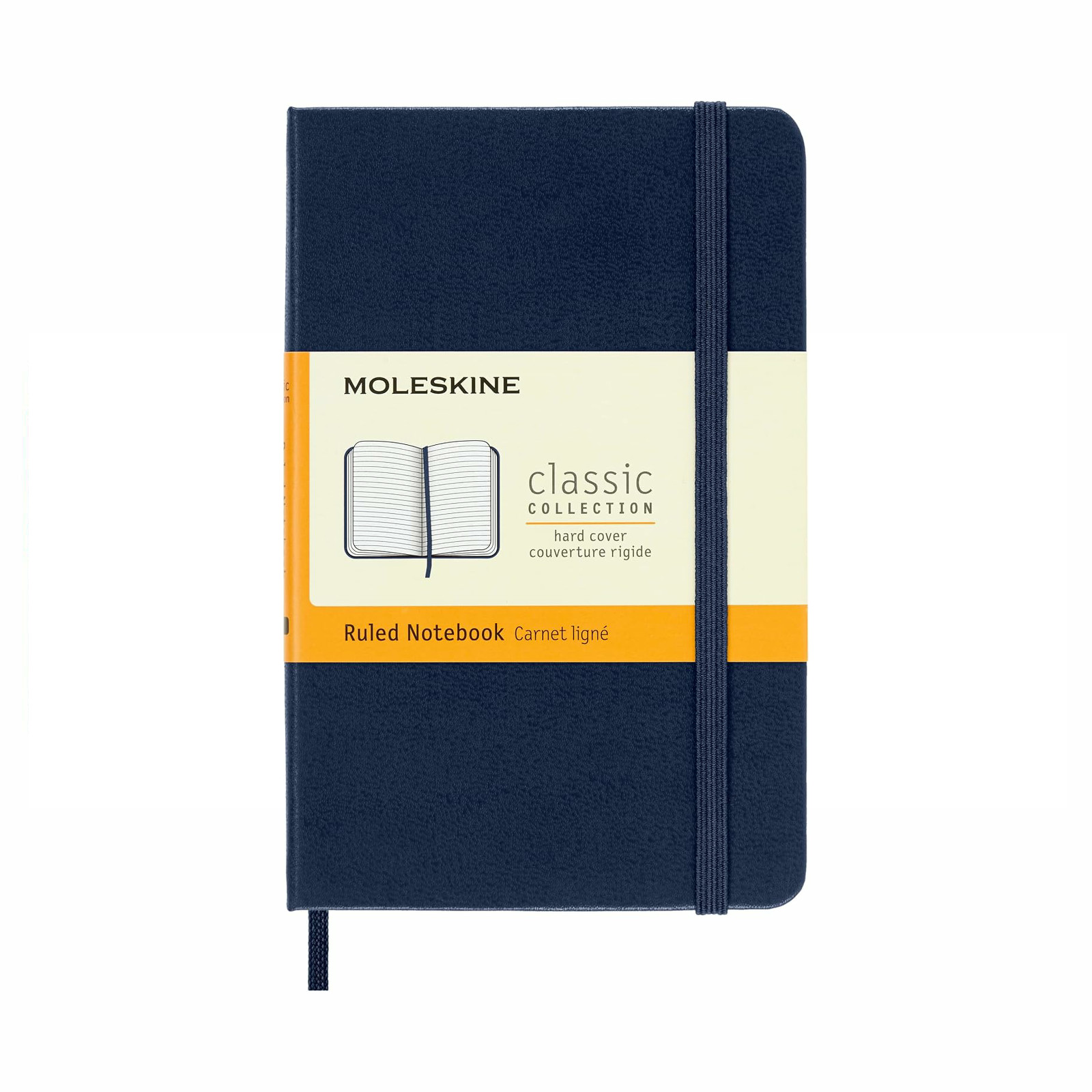 Moleskine Sapphire Blue Pocket Ruled Notebook Hard - Image 3