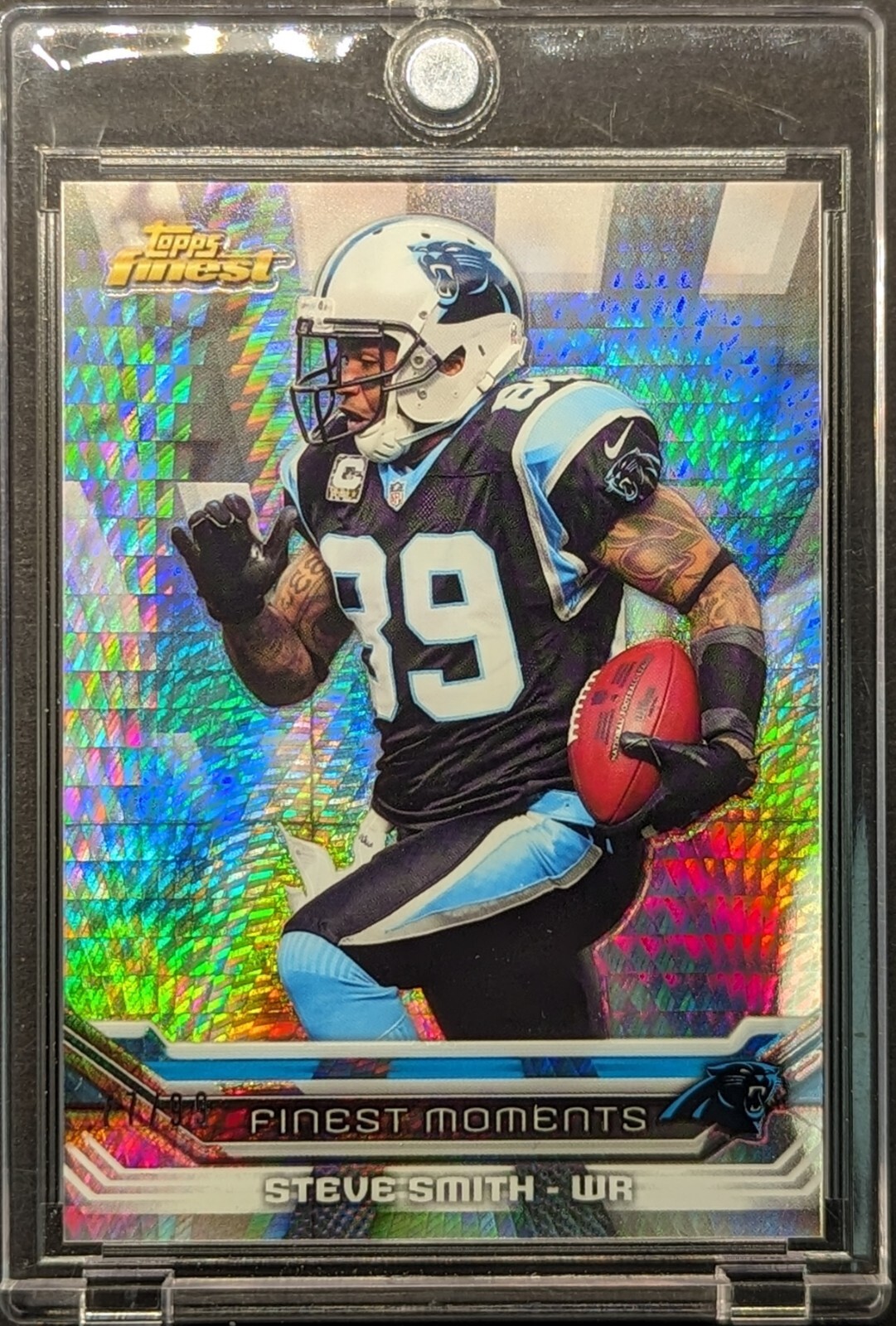 STEVE SMITH SR 2013 Topps Finest Platinum Hyper Prism Refractor SP /99
