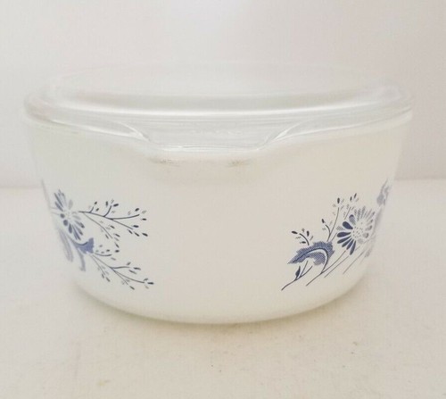 Blue on White Colonial Mist Pyrex 1,5 l Auflaufform mit Deckel 474 - Bild 4 von 12