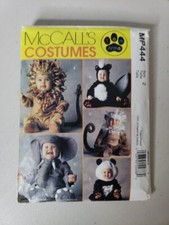 McCall's Sewing Pattern MP444 - Baby Animal Costumes - Size 2 - 6 mos to 4 years