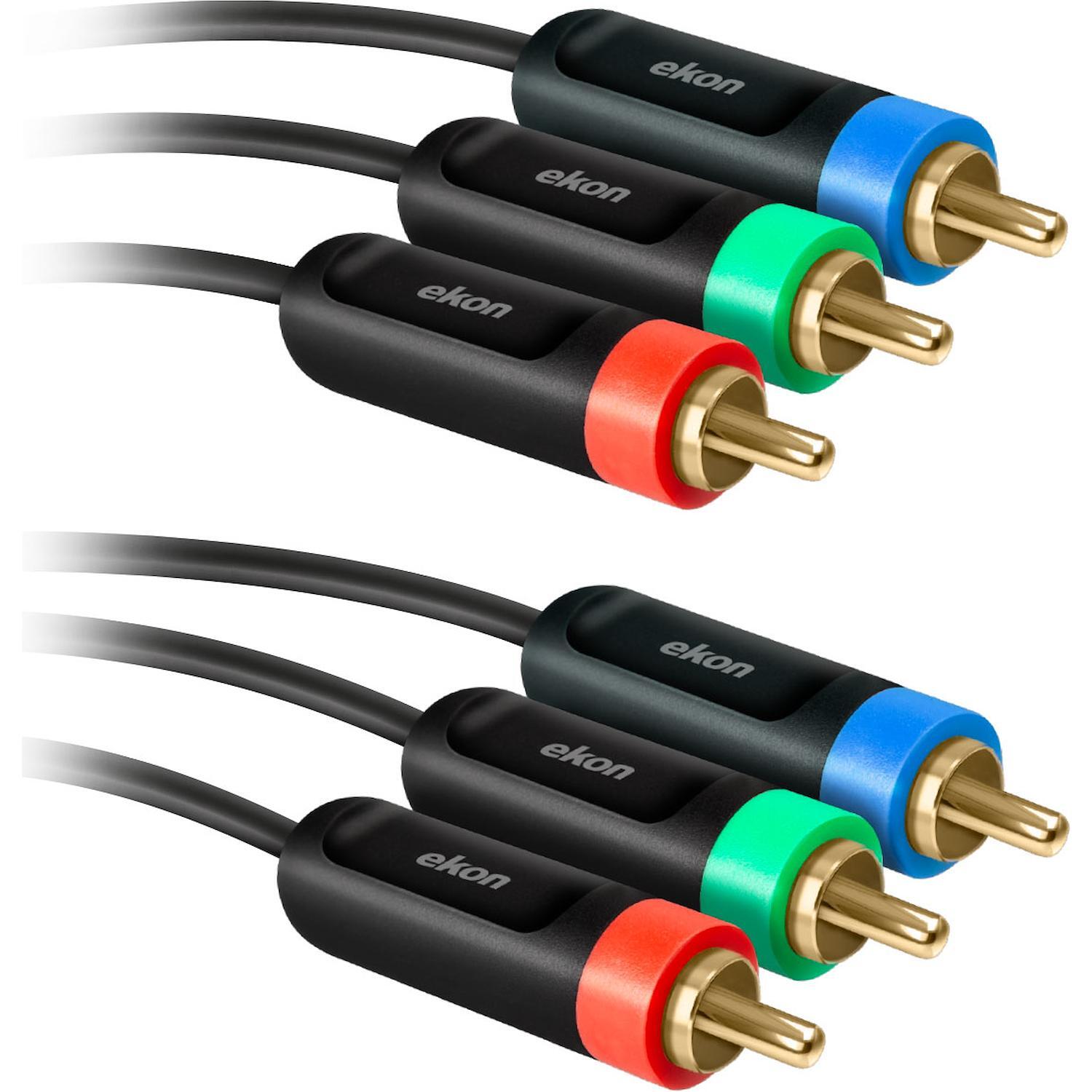 Cavo video YUV component Ekon connettori RGB      lunghezza cavo 1,5 metri