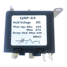 UNIVERSAL POTENTIAL RELAY 395 VOLTAGE,260-275 PICK UP,120 DROP OUT, 60Hz.(QRP-64