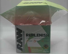 Raw Endurance Replenish Drink Mix ~ Watermelon Mojito ~ 20 PK ~ EXP 7/26 ~ READ