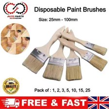 All Sizes Disposable Paint Brushes Multi Buy Decorating Fence Wall Painting