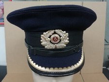 DDR NVA VOLKSMARINE SCHIRMMÜTZE OFFIZIER GR. 52 - 59 !!!