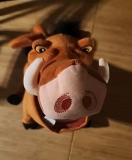 Disney The Lion King Pumbaa Plush Warthog Pig Stuffed Animal 12" Great Condition