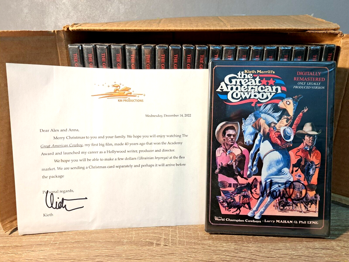 The Great American Cowboy DVD Signed by director Kieth Merrill