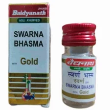 Baidyanath (Jhansi) Swarna Bhasma with Gold 1GRAM (1000MG) - FREE SHIP ALL WORLD