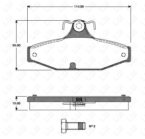 JUEGO COMPLETO pastillas de freno delanteras traseras y rotores de disco para Ford Falcon AU2 Tickford Foto 4 de 4