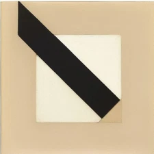 Medium Abstract Painting 2x2 ft. Post-Modernism Geometric Demrin Cubism II NEW