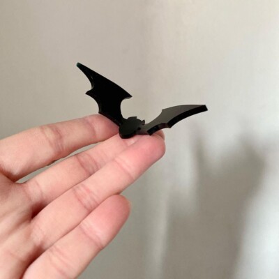 12X 3D Fledermäuse Halloween Kuchen Dekoration Scary Requisiten DIY Party Dekor