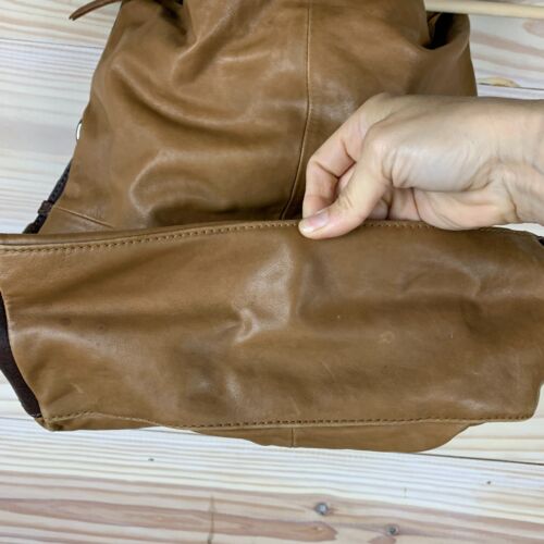 Tano Purse Slouchy Hobo Chunky Studded Leather Sachel Shoulder Bag - Picture 6 of 18