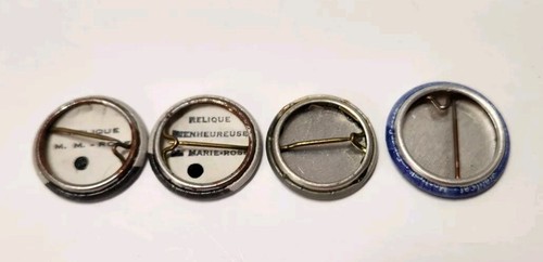 Lot Of 4 Christian Pins Mere Marie-Rose Catholic Vintage - Picture 3 of 3