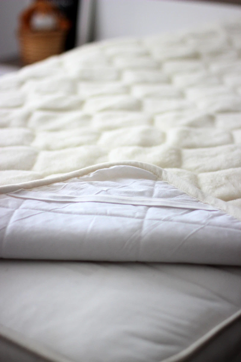 Coprimaterasso in rayon di bambù con cerniera, 3 pezzi, 2 federe per cuscini, 100% impermeabile, rinfrescante, in tessuto ultra morbido, traspirante, silenzioso, con cerniera