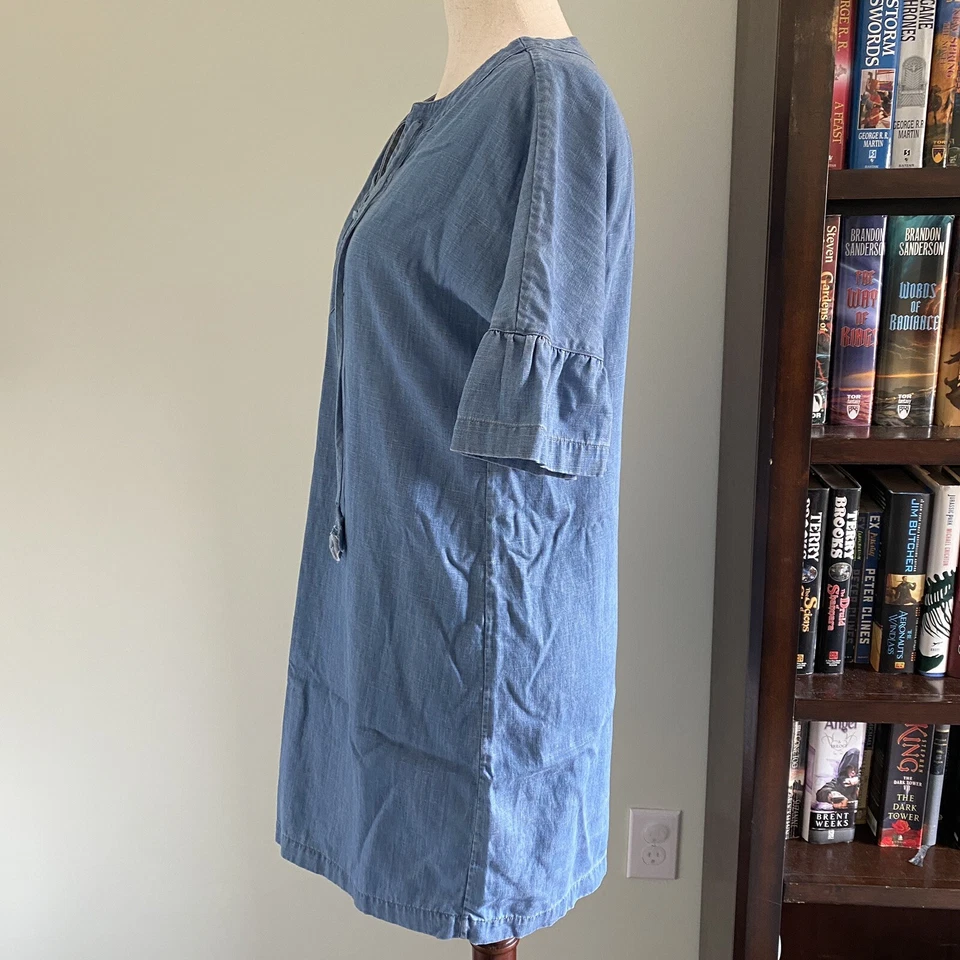 Vestido jeans Vineyard Vines tamanho 00 - Imagem 4 de 4