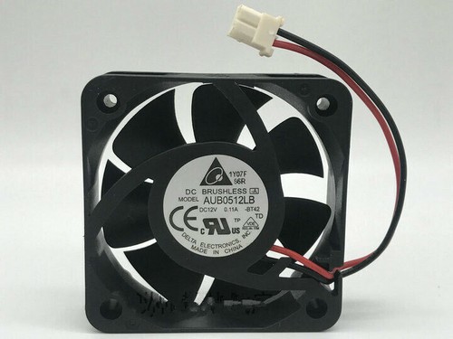 1pcs DELTA AUB0512LB 2-wire 12V 0.11A 5015 5CM Mute Cooling Fan - Picture 1 of 6