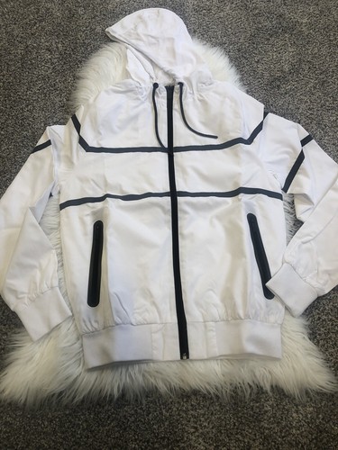 CSG Jacket Mens Small Black White Full 