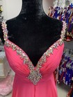 Size 00 Alyce Bright Hot Pink Beaded Prom Homecoming Pageant Gown Dress NWT — photo 2