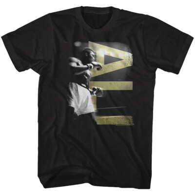 Muhammad Ali Training Blur Black T-shirt