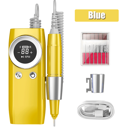 Professional Electric Nail Drill LCD 45000 RPM Pro Machine Manicure Pedicure Bit - 第 15/18 張圖片