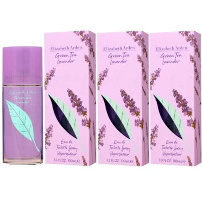 Elizabeth Arden Green Tea Lavender 3 x 100 ml Eau de Toilette EDT Set - Bild 1 von 2