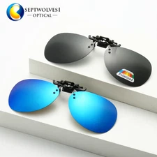 New Driving Anti Glare Flip Up Clip On Polarized Sunglasses 100% UV Protection 
