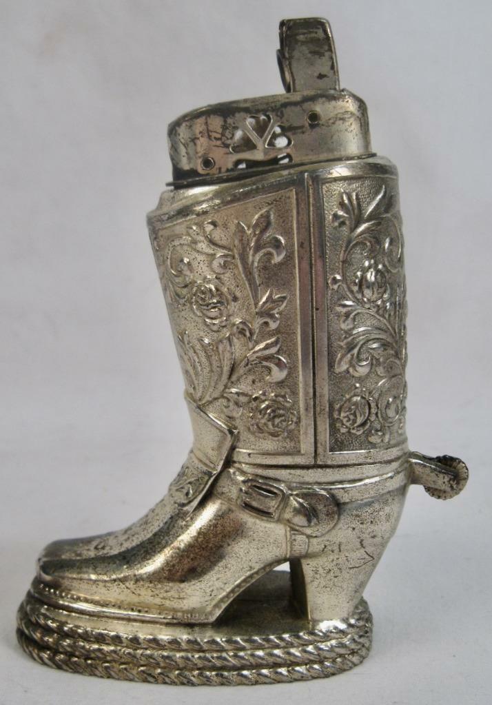 Conmerco Japan Cowboy Boot With Spur Western Table Lighter O Conmerco Japan Cowboy Boot With Spur Western Table Lighter O