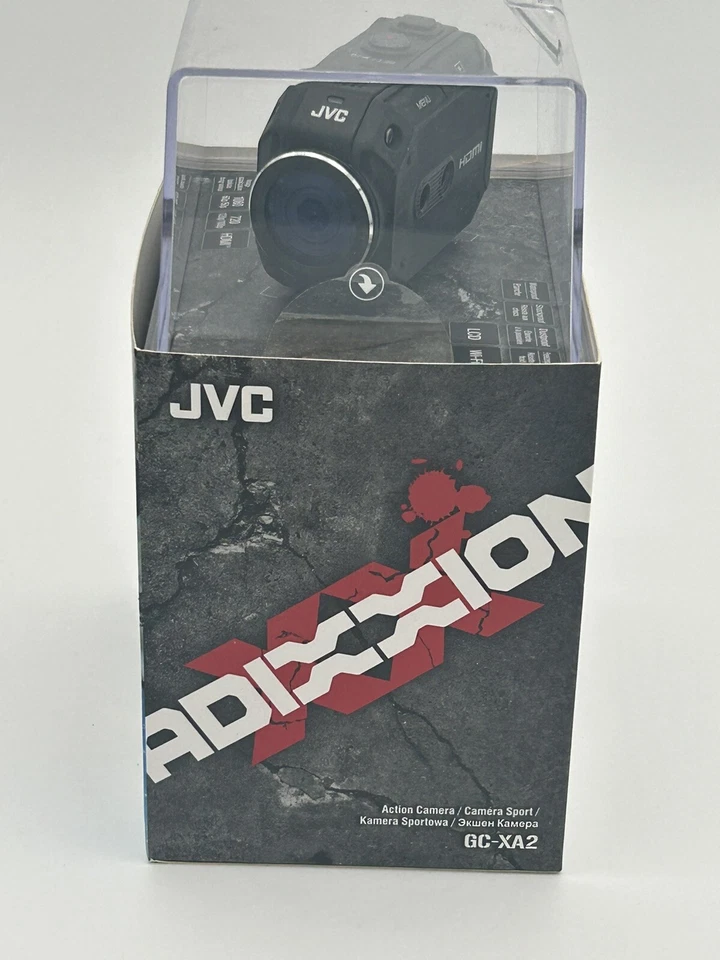 JVC GC-XA2 1080 HD WiFi Action Camera Adixxion Time-Lapse Photo/Video Burst Mode - Image 4 of 4