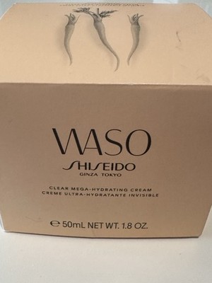 Waso Shiseido Clear Mega-Hydrating Cream Moisturizer 1.8 Fl. Oz (50 mL)