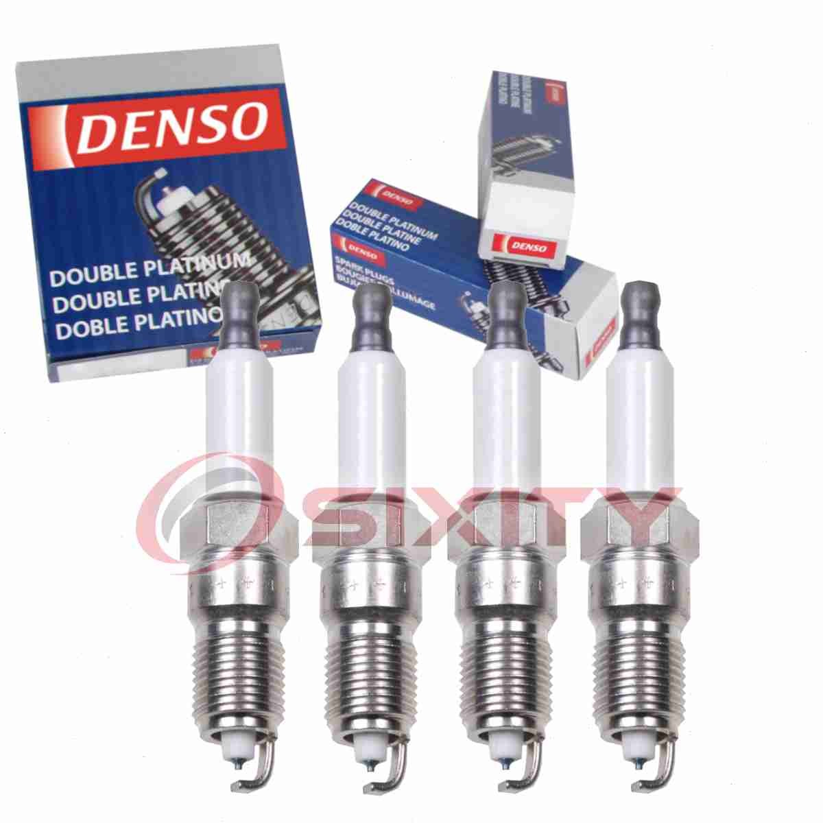 4 pc Denso Platinum Long Life Spark Plugs for 1995-1996 Chevrolet Corsica kz