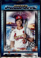 2025 Bowman Draft #PP-18 JJ Wetherholt Prized Prospects Mojo Refractor BZ55
