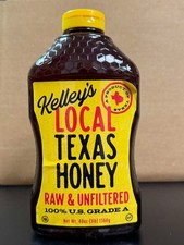 Kelley's Local Texas Raw  Unfiltered Honey 48oz 3lb Grade A Gluten Free