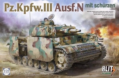 Takom/Blitz 1/35 German Pz.Kpfw.III Ausf.N Mit Schurzen 8005'