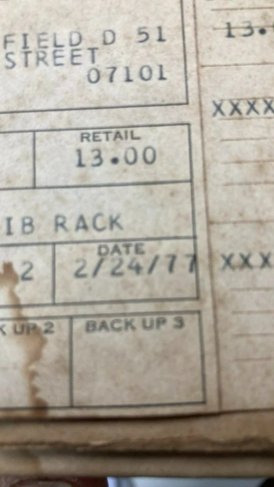 Vintage 1977 Novo Estoque Antigo Caixa Fechada NOS Weber RR 37 Grelha Rib Rack - Imagem 3 de 4