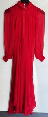 gucci silk chiffon dress Embroidered silk stretch chiffon long dress - STACIE FLINNER