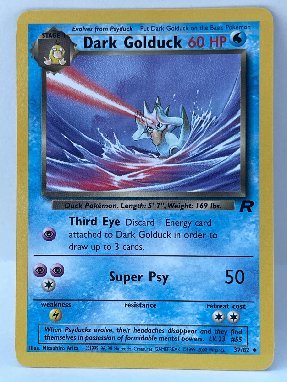 Pokemon Team Rocket Dark Golduck 37/82 - NM