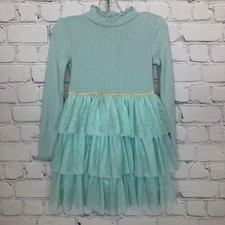 Janie And Jack Light Blue Tulle Dress Size 6